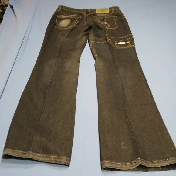 Pre-loved Women's Vintage Baby Phat Black Jeans - Picture 4 of 14